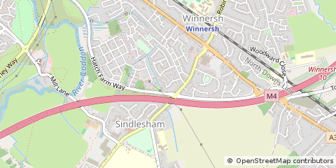 Map of Wokingham