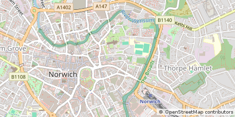 Map of Norwich