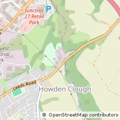 Map of Batley, West Yorkshire