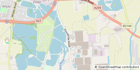 Map of Runcton Chichester, West Sussex