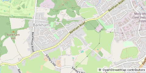 Map of Wokingham