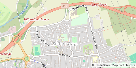 Map of Grays