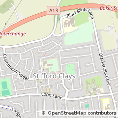 Map of Grays