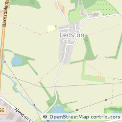 Map of Castleford, West Yorkshire