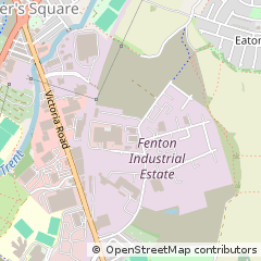 Map of Stoke-on-Trent, Staffordshire