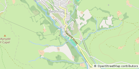 Map of Treharris