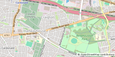 Map of Glasgow