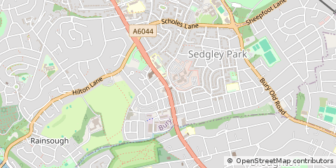 Map of Manchester