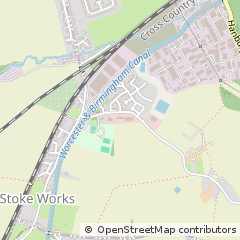 Map of Bromsgrove, Worcestershire