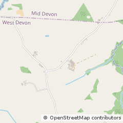 Map of Spreyton, Devon