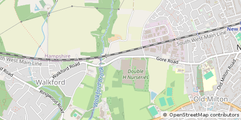 Map of NEW Milton, Hampshire