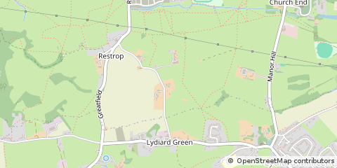 Map of Swindon, Wiltshire