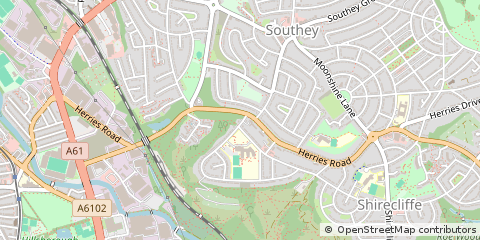 Map of Sheffield