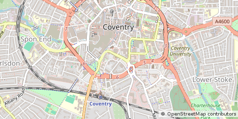 Map of Coventry