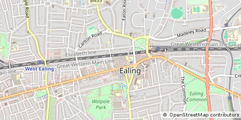 Map of Ealing