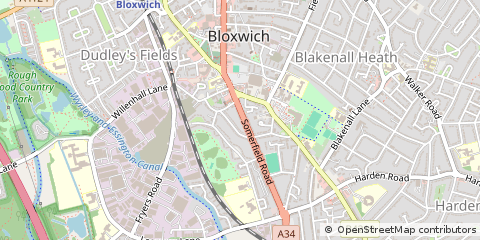 Map of Walsall