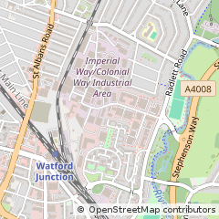 Map of Watford, Hertfordshire