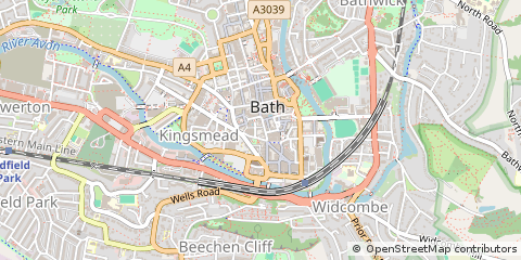 Map of Bath