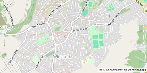Map of Blaydon-on-Tyne