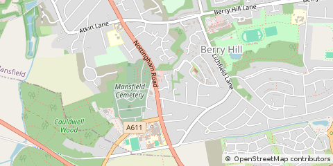 Map of Mansfield