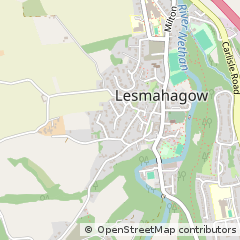 Map of Lanark, South Lanarkshire