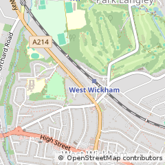 Map of West Wickham