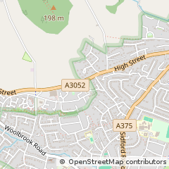Map of Exeter, Devon