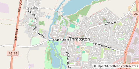 Map of Northants