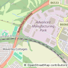 Map of Rotherham