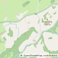 Map of Llangadog