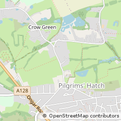 Map of Brentwood, Essex