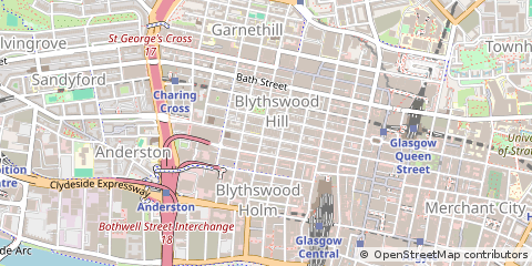 Map of Glasgow