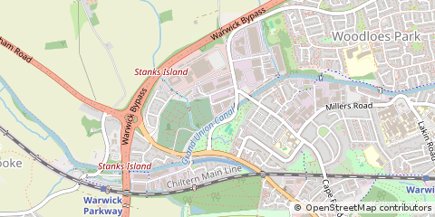 Map of Warwick