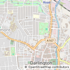 Map of Darlington