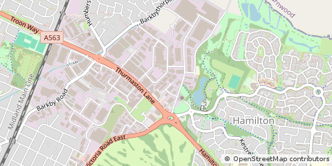 Map of Leicester