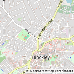 Map of Hinckley, Leicestershire