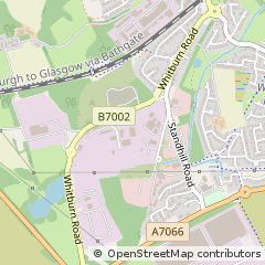 Map of Bathgate, West Lothian