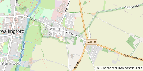 Map of Wallingford, Oxfordshire