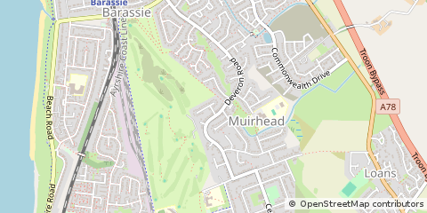 Map of Troon
