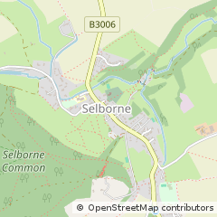 Map of Selborne, Hampshire