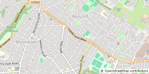 Map of Bournemouth