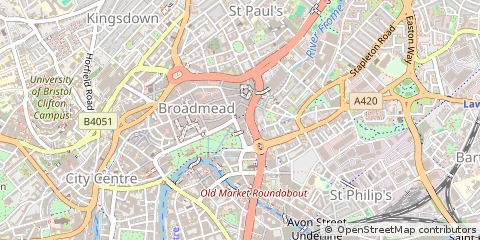 Map of Bristol
