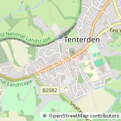 Map of Tenterden, Kent