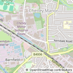 Map of Swindon