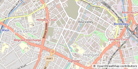 Map of Birmingham
