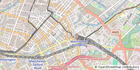 Map of Manchester