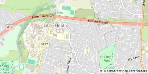Map of Romford