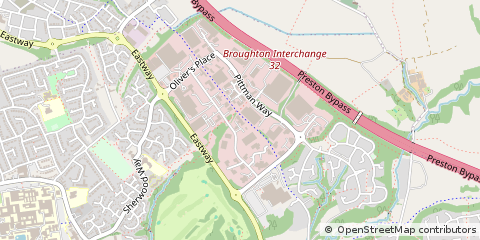 Map of Preston, Bedfordshire