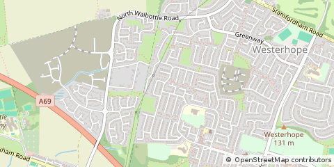 Map of Newcastle Upon Tyne, Tyne & Wear