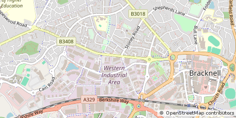 Map of Bracknell